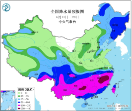 未来10天江南华南及西南地区持续多雨