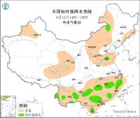 内蒙古河北江西福建广西等地将有强对流天气