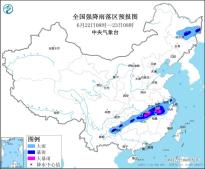 暴雨黄色预警：湖南湖北江西部分地区有大暴雨