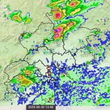 北京大部分有雷阵雨 局地短时雨较大并伴有大风和小冰雹