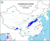 ​四川盆地华北黄淮等地将有较强降雨