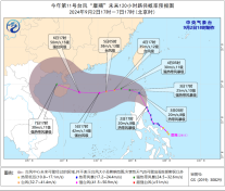 台风“摩羯”向海南岛以东海面靠近