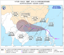 台风“摩羯”即将进入南海东部海面