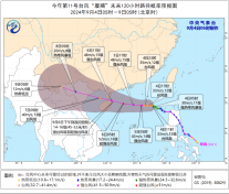 台风“摩羯”向海南岛以东海面靠近  北方地区多降水