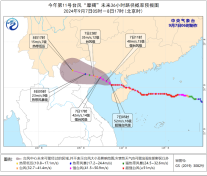 台风红色预警：“摩羯”将向西偏北方向移动