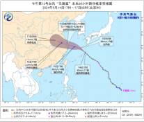 台风“贝碧嘉”将影响我国东部海域