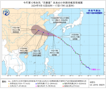 台风“贝碧嘉”将影响我国东部海域