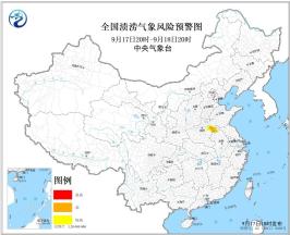 渍涝风险气象预报_安徽北部、山东西部、河南东部等地