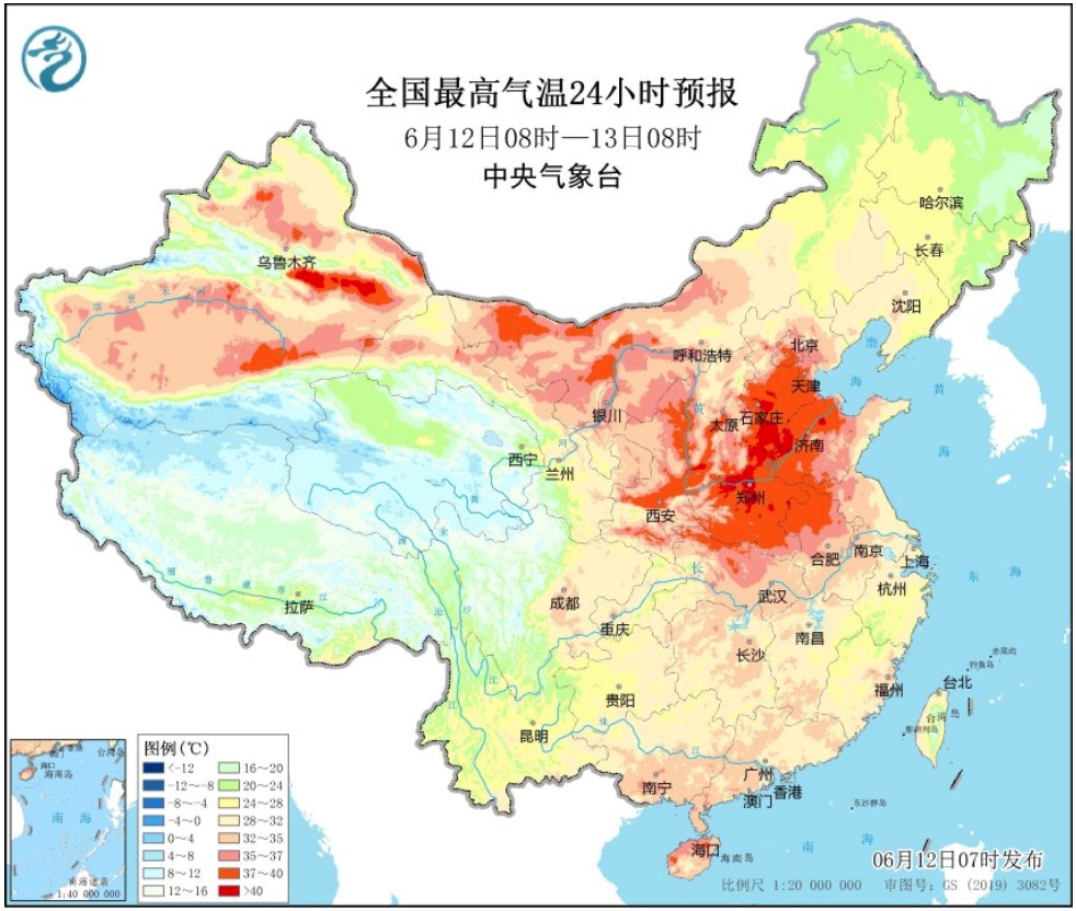 北方高温将持续至14日  华北东北多午后强对流天气